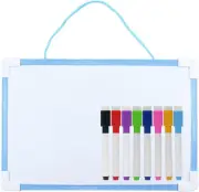 Magnetic Whiteboard A4 with Pen,Mini Whiteboard Hanging Dry Erase Board for W...