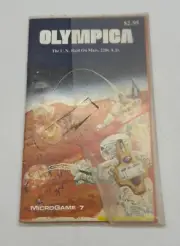 MicroGame #7 Olympica The U.N. Raid On Mars, 2206 A.D. Unpunched 1978 Complete