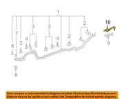 GM OEM 08-17 Enclave Air Conditioner Heater Rear Ac Lines-Outlet Hose 25862088