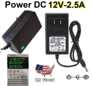 Tested 12V 2.5A 2500mA AC Adapter to DC Power Supply Charger Cord 5.5x2.1mm