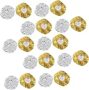 NULYLU Hair Dyeing Styling Kit 20pcs Aluminum Foil Heat Cap Insulated Lightweight Comfortable for Head Circumference