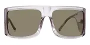 Linda Farrow THE ATTICO ANDRE ATTICO50 C4 Men's Sunglasses Grey Size 65