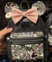 Disney Parks - Mickey Mouse Icon Animal Prints Loungefly Mini Backpack