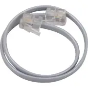 RCA 1 Ft. Silver Phone Cord TP130R RCA TP130R 079000403944 Silver