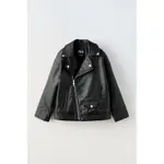 ZARA 人造皮革騎士外套LEATHER EFFECT BIKER JACKET