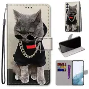 Cat Wallet Phone Case For Huawei Honor iPhone Samsung ZTE Google OPPO Xiaomi