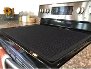 Stove Top Cover for Electric Stove - Silicone Stove Mat for Glass Top Stove, Gla