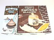 HERSHEY'S S'MORES MAKER & BONUS HERSHEY KISSES DESERT FONDUE SET~ Free Shipping!