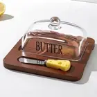 Reusable Nordic Style Butter Case Dessert Display Tray Kitchen Tool