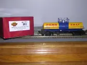 B.L.I. #6466 Penn Salt 6000 Gallon Tank Car w/ 2 different #s H.O. 1/87