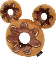 DISNEY MICKEY MOUSE DONUT PLUSH Squeaky Dog toy NEW