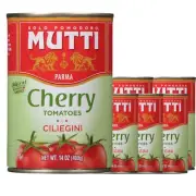 Mutti 14 Ounce Pack of 6 Canned Italian Cherry Tomatoes Vegan Non GMO