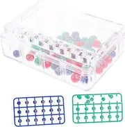 WOONEKY Manual Ball Machine Color Ball Return Game Portable Mini for Parties Games