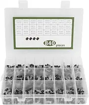QANYEGN 840Pcs Power Transistor Kit, Triode Assortment Set, Industrial Control Components for Industrial Control, Electronic Projects to 92