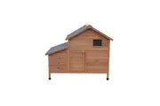 YES4PETS Brown Chicken Coop Rabbit Hutch Cat Cage Hen Chook House