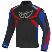 The Eye Black Blue Waterproof Textile Motorcycle Jacket