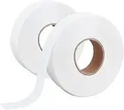 BENECREAT 2 Rolls of Double-Sided Adhesive Hemming Tape, 25 mm x 100 m, White Double-Sided Fabric Tape, Iron-On Hem Tape for Hems, Lining, Trousers, Curtains