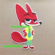 1 x fox clothes patch patches iron on sew on children child kids boys girls new