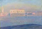 The Doge's Palace Seen from San Giorgio by Claude Monet 75cm x 53cm Canvas Print