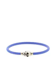 Alexander Mcqueen Skull Bracelet With Pearls