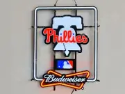 Philadelphia Phillies Beer 25"x19" Vivid LED Neon Sign Light Lamp With Dimmer