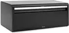 Brabantia 333484 Fall Front Large Bread Box, Matt Black