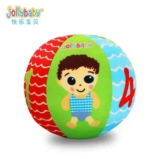 澳洲jollybaby 五彩認知球 新款手抓球 / 嬰兒球類玩具 / 搖鈴玩具 掛鈴搖鈴 商檢合格 布球 搖鈴玩具