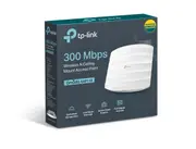 TP-Link EAP110 Omada 300Mbps Wireless N300 Ceiling Mount Access Point 1x1Gbps RJ45 PoE 1x Console Port 2x4dBi Omni Internal Antenna,Omada EAP110