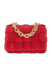 Bottega Veneta Chain Cassette in Red