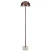 Domez Floor Lamp Bronze Iron White Terrazzo - DOMEZ FL-WHTRZBZ