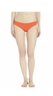 Seafolly Active Hipster Bikini Bottom, Women's US Size 4, Tangelo NEW