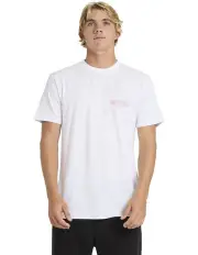 [Quiksilver] Down The Line Short Sleeve Tee in White