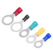 Insulated Crimp Terminals Ring Spade Wire Connectors 12-10 14-12 16-14 22-16 AWG