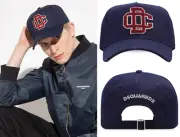 DSQUARED2 Dc Crest Varsity Icon Baseball Cap Hat Cap Baseball Trucker Hat