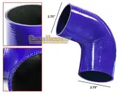 2.75" Silicone Hose/Intercooler Pipe Elbow Coupler BLUE For Saturn/Subaru