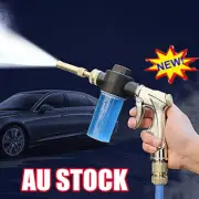 High Pressure Car Foam Gun Wash Washer Lance Soap Spray Bottle Hose Pipe Tool TR