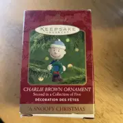 Hallmark Keepsake Ornament Charlie Brown A Snoopy Christmas. NIB. NEW