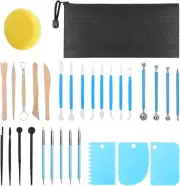 Clay Sculpting Tools Kit, 31PCS Air Dry Clay Tool, Polymer Clay Tools, Clay Pott