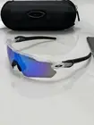 New OO9208 Oakley Radar EV Patn Blue Lenses Black Frame Polarized Lenses