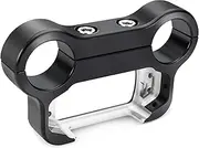 MoKitDora 1.25 inch Digital Gauge Data Display Relocation Mount Bracket for 2018-up Harley Softail Street Bob/ Breakout, Black