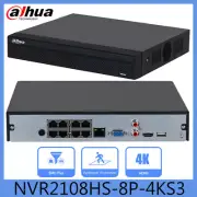 Dahua NVR2108HS-8P-4KS3 8CH Compact 1U 8PoE 1HDD Lite Network Video Recorder