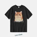 CAT GROUP T 恤男女通用 T 恤男式女式 DISTRO 30S S XL 黑色