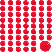 60 Pcs Red Sponge Clown Noses for Cosplay Halloween Costume Party Supplies