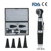 Diagnostic ENT Kit Halogen Light Ear care Medical Portable Fiber Optic Otoscope