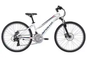 Apollo Verve Youth Mountain Bike Gloss White / Navy Blue / Pink