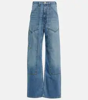 [Re/Done] Re/Done Super High Workwear jeans 32 blue