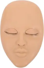 BESTYASH Lash Extension Practice Mannequin Head for Makeup Training Durable Makeup Face Model for Beginners for Eyelash Techniques and Skill Improvement