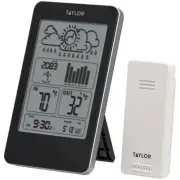 Taylor Precision Products Digital Thermometer Barometer Snooze/Alarm Function
