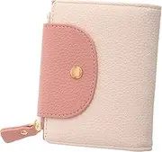 [Beavorty] Soft Mini Coin Purse for Women Zipper Wallet Pu Closure Compact Portable Coin Pouch