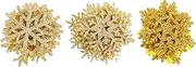 AKOOSY 30Pcs Snowflake DIY Clothing Patches Sew Appliques for Crafting Durable and Fun Sewing Accessories for Custom Apparel and Creative Projects